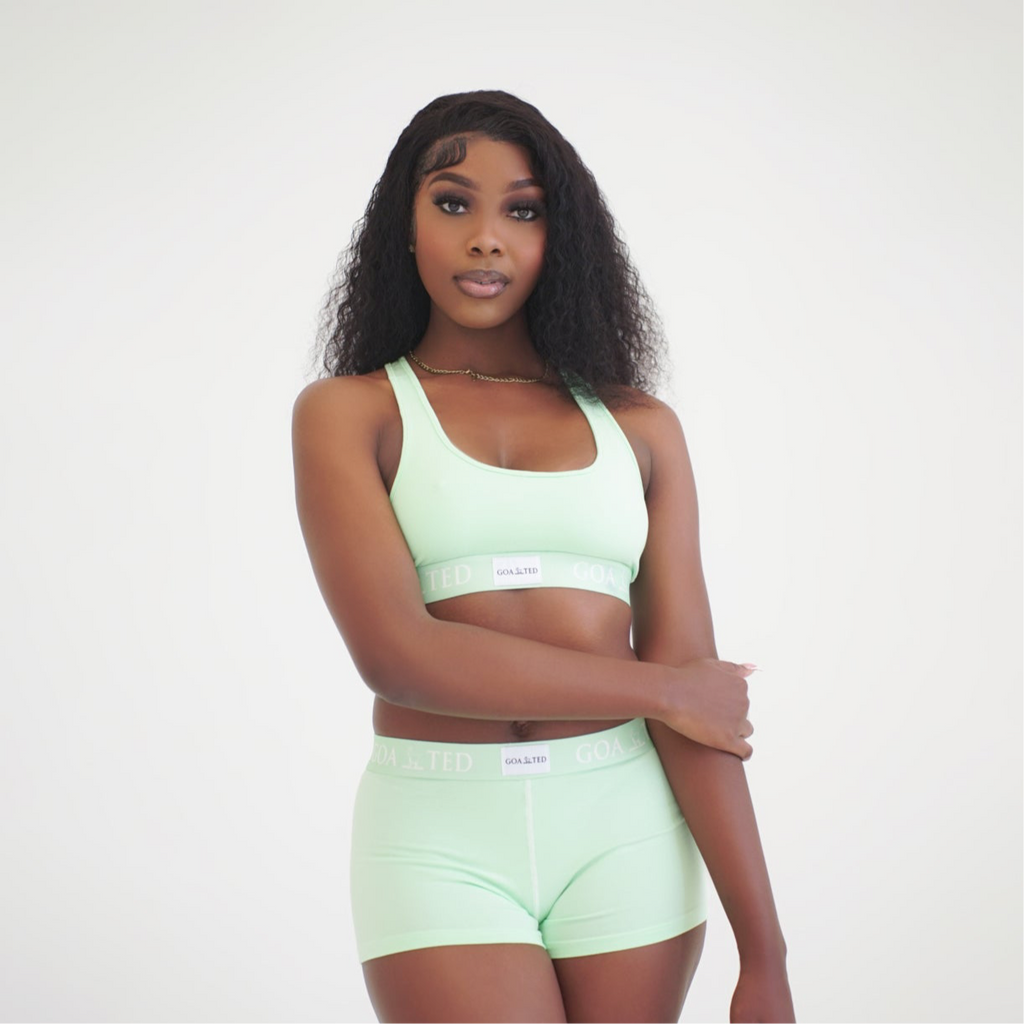Mint Pressure Short Set