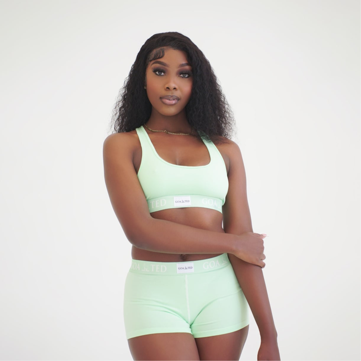 Mint Pressure Short Set
