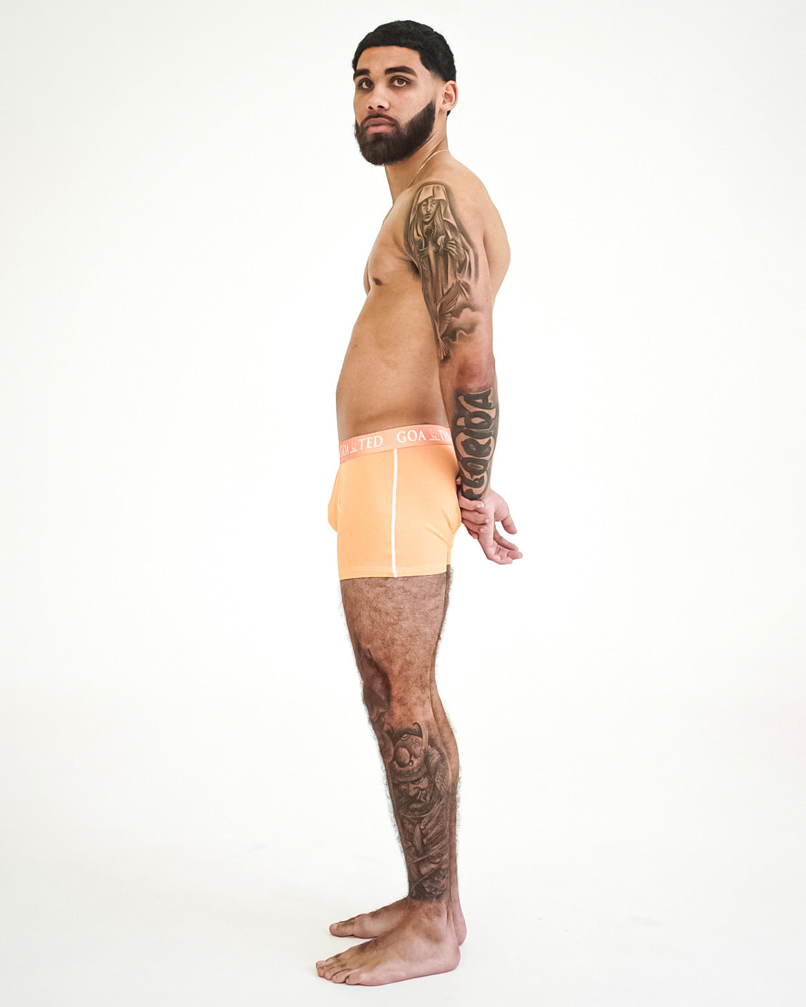 Classic Tag Peach Orange GOATED Boxer Briefs