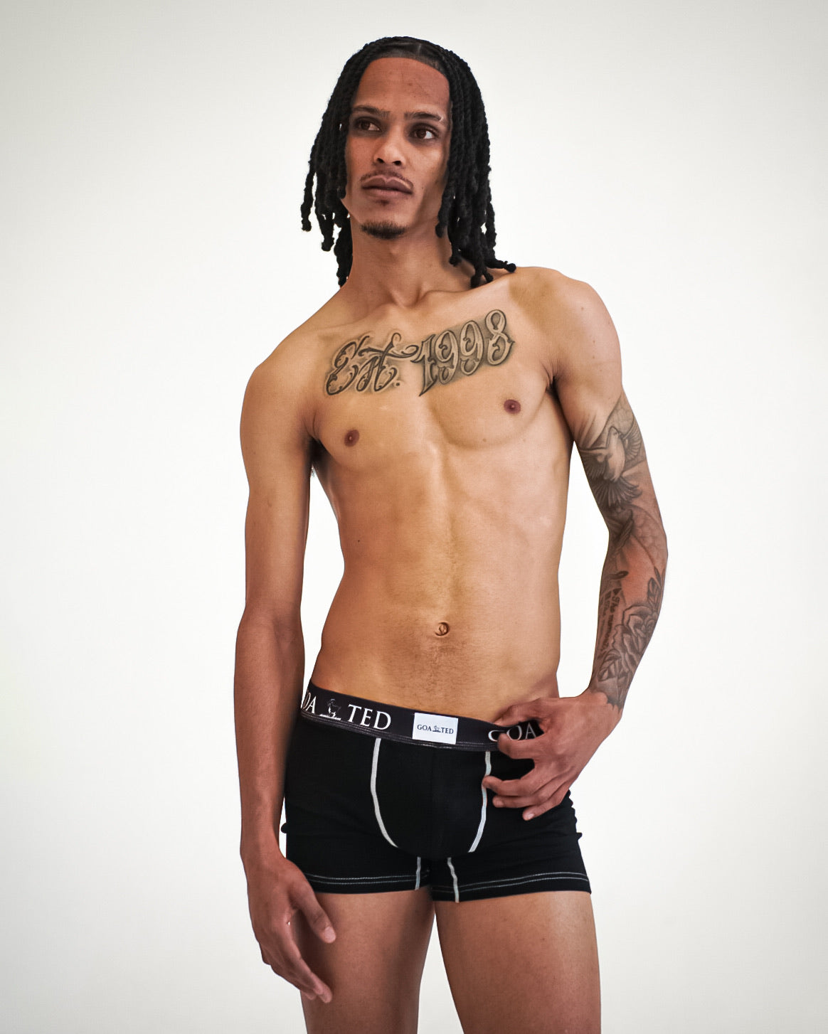 Classic Tag  Black GOATED Boxer Briefs