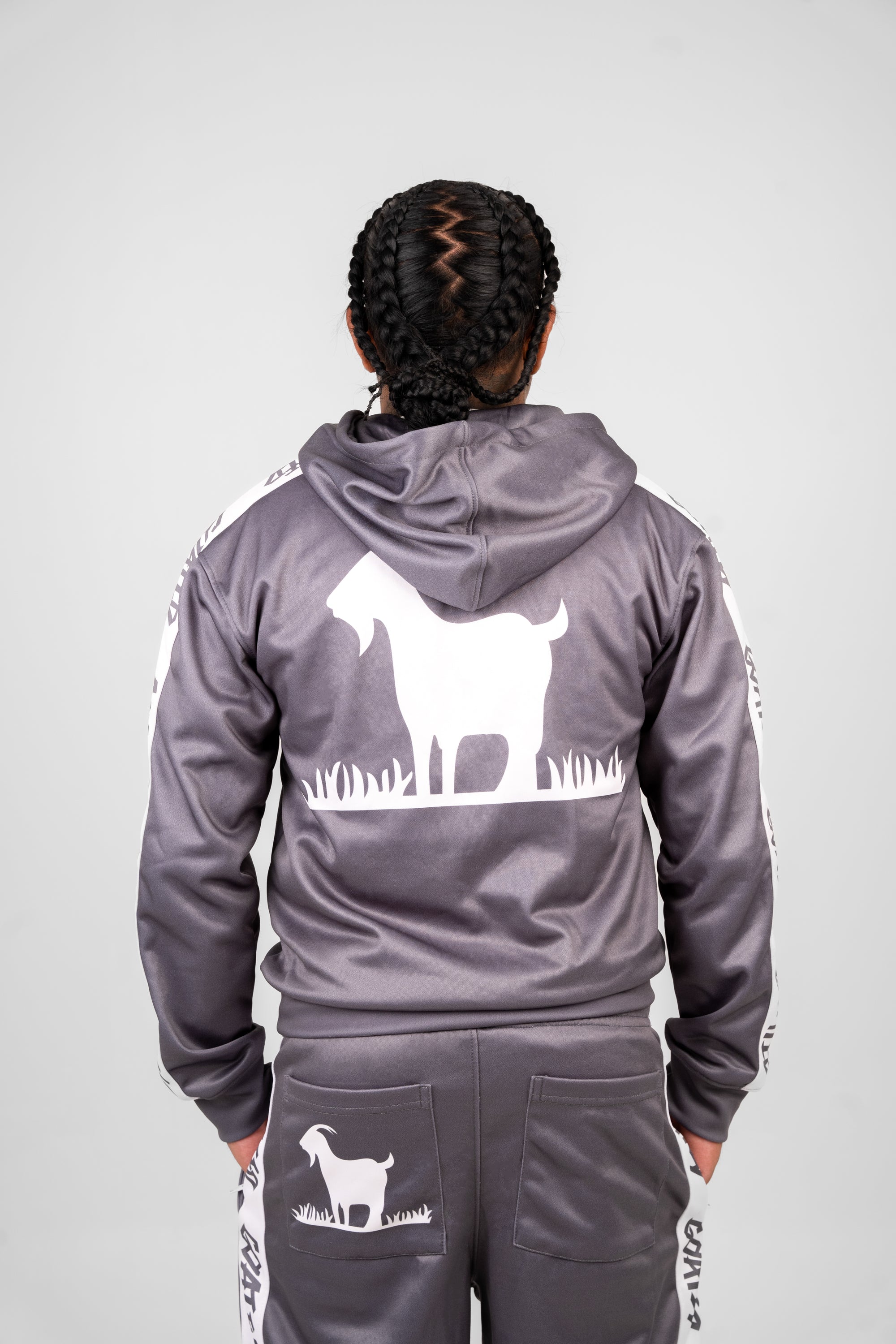 GOAT RUNNER PLUS FULL Track Suit (GREY)