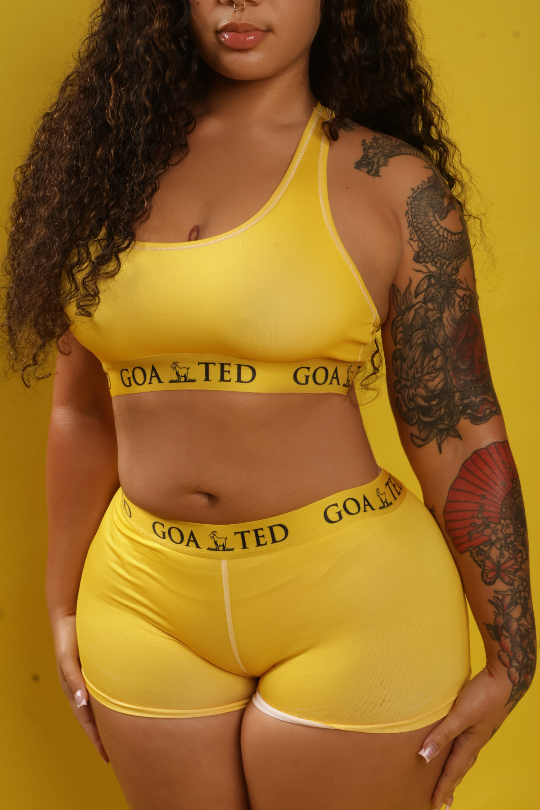 GOATED Short Set “Lemon Drop”