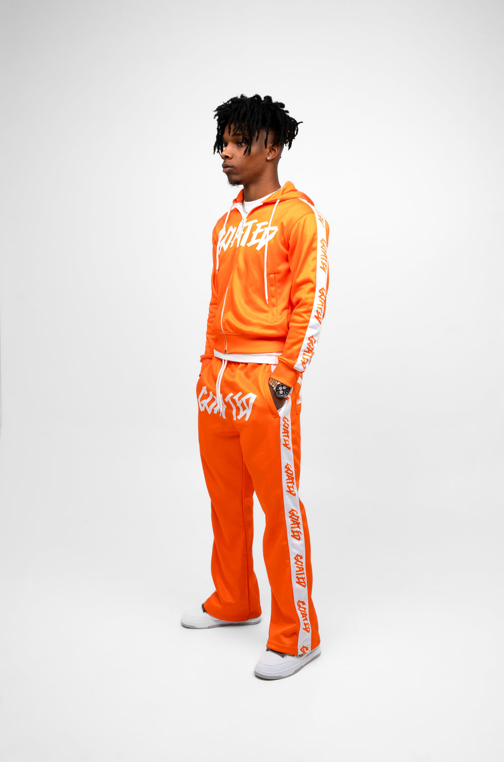 GOAT RUNNER PLUS FULL Track Suit (ORANGE)