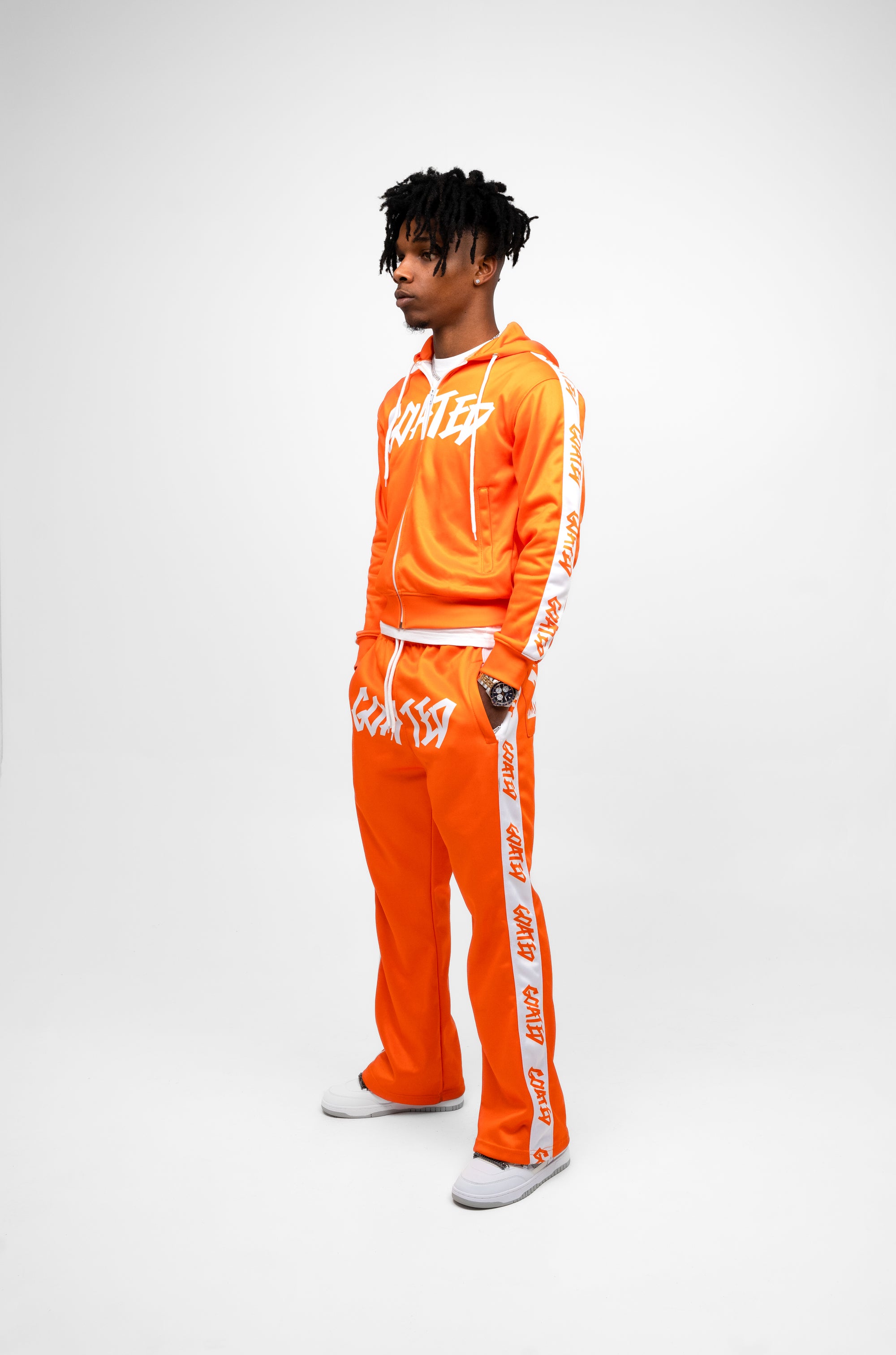 GOAT RUNNER PLUS FULL Track Suit (ORANGE)