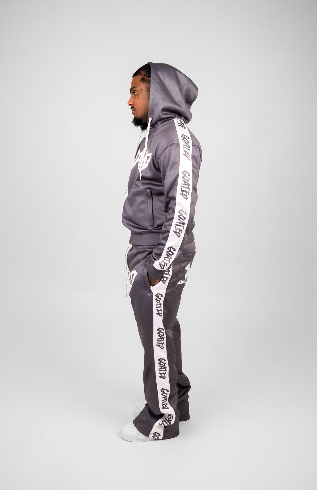 GOAT RUNNER PLUS FULL Track Suit (GREY)