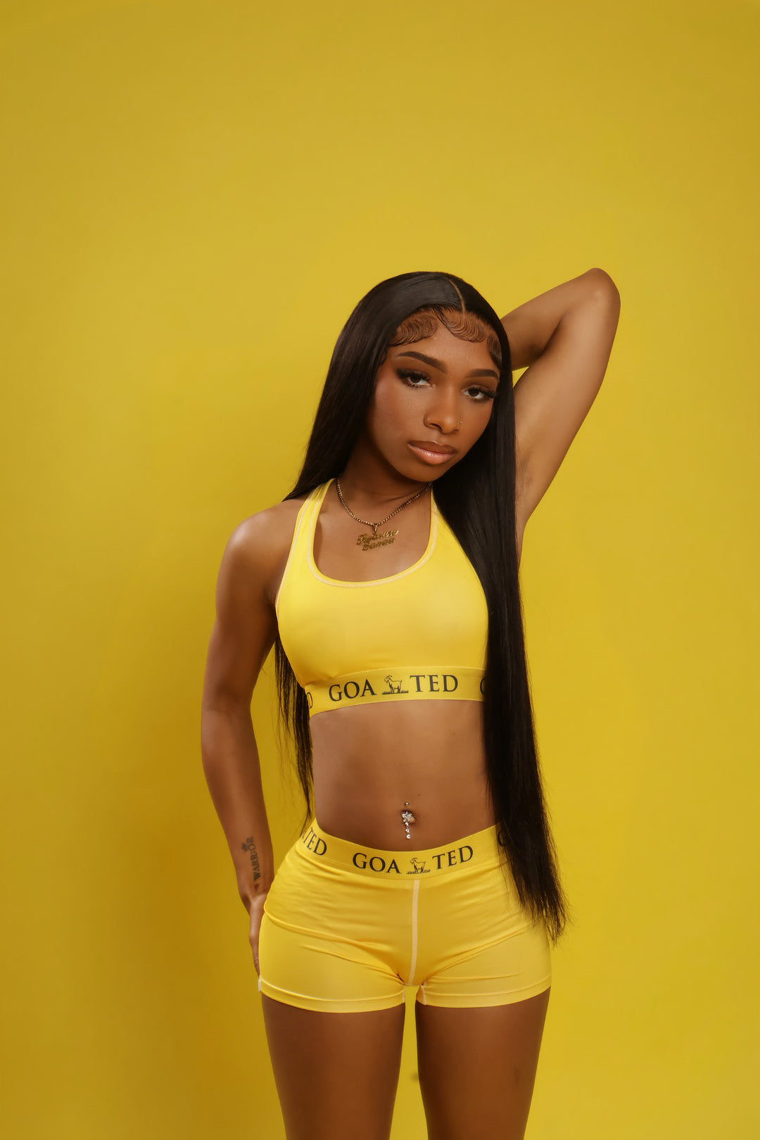 GOATED Short Set “Lemon Drop”