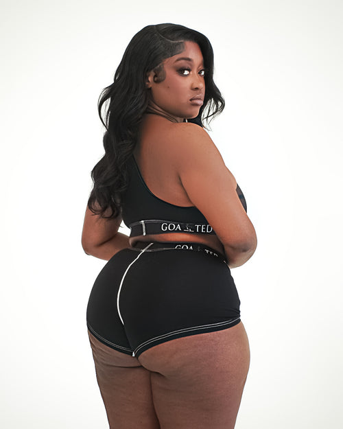 Classic Tag Black Short Set