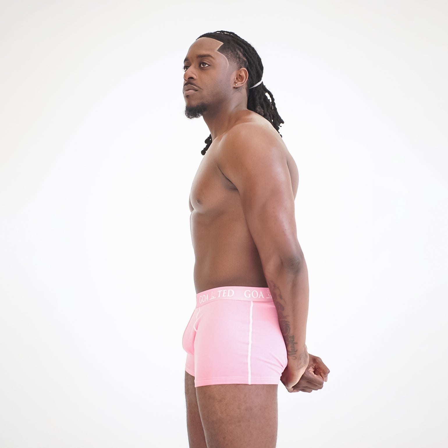 Classic Tag Light Pink GOATED Boxer Briefs